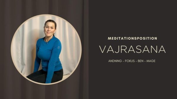 Vajrasana - diamantpositionen